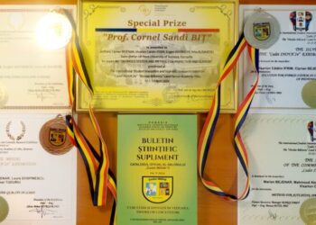 Medalii și premii pentru patru proiecte ale studenților suceveni, la Salonul Internațional al Inovării și Cercetării Științifice Studențești „Cadet INOVA’24”