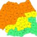 Cod portocaliu de instabilitate atmosferică valabil pentru județul Suceava pe 10 iunie, între orele 15.00 și 23.00