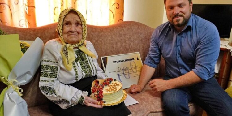 Rădăuțeanca Domnica Ionesi, sărbătorită la 100 de ani