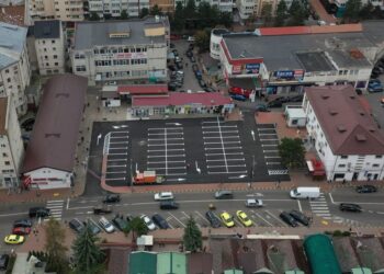 Lucian Harșovschi: În patru ani am reabilitat 125 de străzi și 5.004 locuri de parcare. Am demarat lucrările la parcarea supraterană etajată pe strada Ștefan Tomșa. Vom construi astfel de parcări în toate cartierele