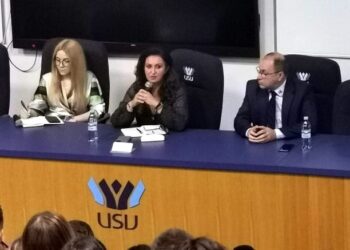 Ministrul Familiei, Tineretului şi Egalităţii de Şanse, la Suceava, la Forumul Organizațiilor Studențești din România, unde s-a discutat inclusiv despre programele guvernamentale Student Invest și Family Start