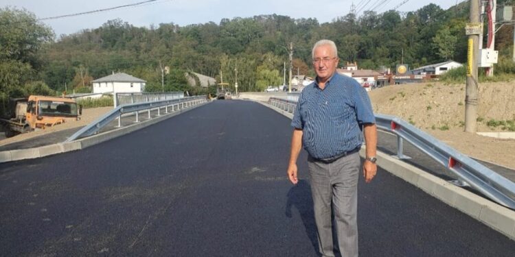 Lucrările la podul Mirăuți au fost terminate. Urmează realizarea marcajului rutier
