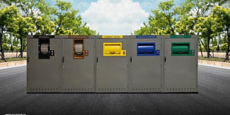 La Rădăuți vor fi amplasate 36 de eco-insule digitalizate, pentru colectarea deșeurilor reciclabile