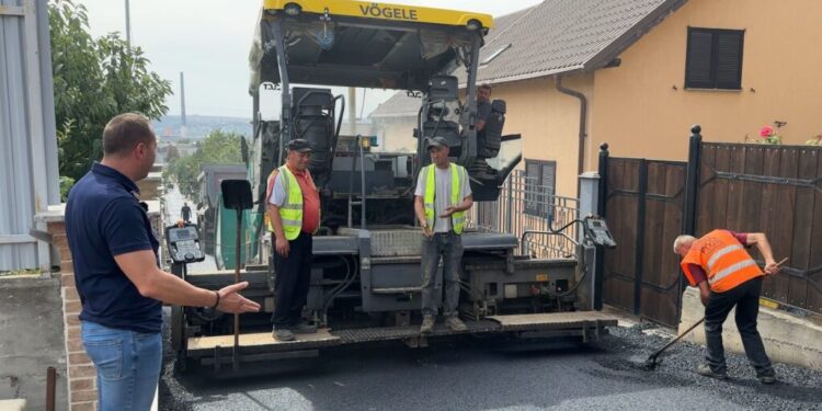 A fost finalizată reabilitarea străzii Octavian Goga din cartierul Burdujeni