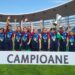 Echipa de fotbal fete U10 de la Școala ”Miron Costin” Suceava, campioană națională, invitată la partida România-Lituania din Liga Națiunilor