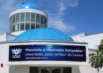 Sală de cinematograf, la Observatorul Astronomic din Suceava