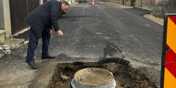 Gheorghe Flutur: În Vicovu de Sus avem circa 100 de kilometri de rețele de apă și canalizare. Sînt campioni la lucrările pe care le au