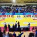 Handbalistul CSU Suceava Sorin Grigore, unul dintre cei mai buni jucători din partida România-Serbia, de la Trofeul Carpați