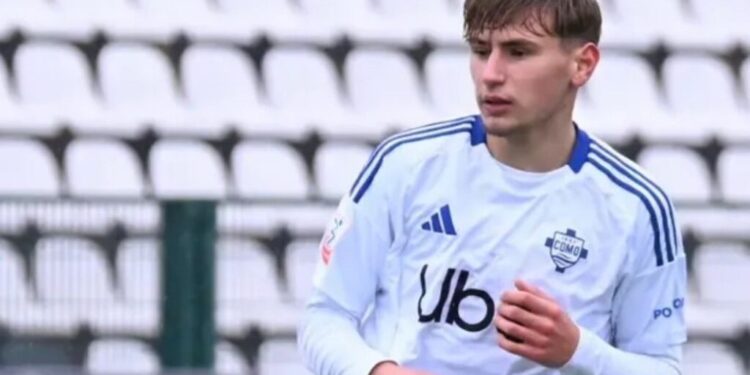 Sebastian Burlacu, de la LPS Suceava, debut la Como la U17, dar și la U19