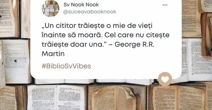”Lectura în epoca digitală”, proiect al Colegiului Național ”Mihai Eminescu” din Suceava. ”Scopul nostru este de a oferi bibliotecii un aer nou, vibrant și atractiv”