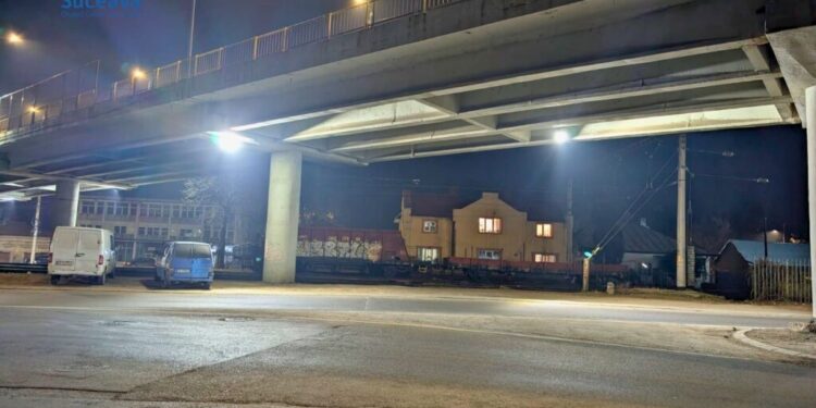 Zona de sub pasarela Ițcani și trecerile de pietoni de pe strada Gheorghe Doja au fost mai bine iluminate