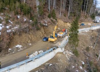 Drumul Talienilor ar urma să fie gata în aprilie. În Pasul Stânișoara, la granița dintre județele Suceava și Neamț, va fi amenajată o poartă de intrare/ieșire (Foto)