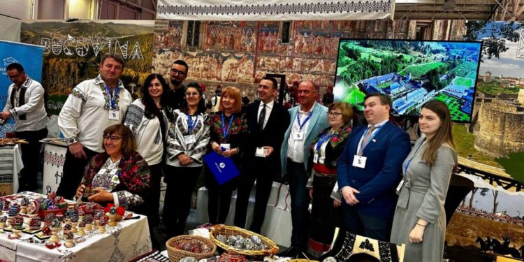 Standul Bucovinei de la Tîrgul de Turism găzduit de Romexpo, vizitat de ministrul Turismului și de ambasadorul Israelului (Foto)