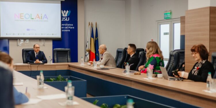 Delegație a Universității Örebro din Suedia, la USV, pentru discuții despre cum au mers lucrurile în primul an al proiectului NEOLAiA