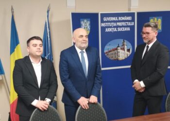 Traian Andronachi a depus jurămîntul de prefect al Sucevei în fața noilor colegi și a reprezentanților altor instituții (Foto)