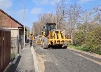Au început lucrările de reabilitare a străzii Ion Luca Caragiale din cartierul Ițcani