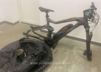 O bicicletă furată din Germania, în valoare de 20.000 de lei, descoperită în Vama Siret