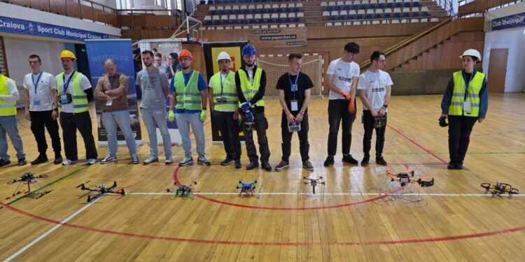 Echipă a USV, locul I la Zilele Educației Mecatronice, organizate de Universitatea Craiova, la proba dedicată dronelor