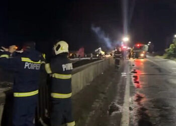 Intervenție de 7 ore a pompierilor suceveni, după precipitațiile abundente de la Fîntîna Mare