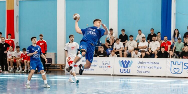 Emanuel Șerban, căpitanul Naționalei de handbal juniori a României, a semnat un contract de profesionist cu CSU Suceava