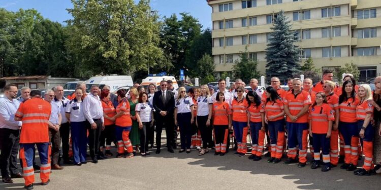Moment de reculegere în memoria asistentului medical Andrei Haureș, mort la 37 de ani, de Ziua Națională a Ambulanței
