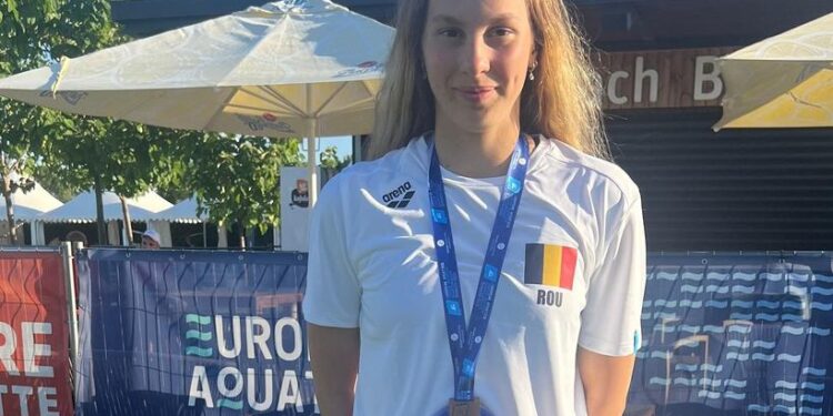 Fălticeneanca Daria Silișteanu, bronz la Europenele de înot pentru juniori
