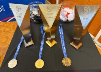Echipa de handbal masculin a USV, cu echipe din Croația și Portugalia, în grupa de la Campionatul European Universitar