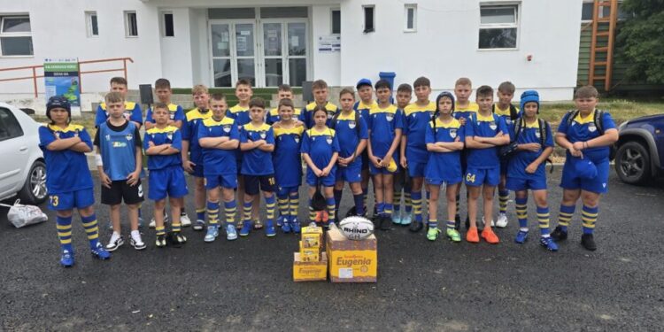 Gura Humorului participă la un turneu național de rugby cu patru echipe de copii cu vîrste de la 7 la 12 ani