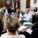 Discuții cu premierul legate de continuarea finanțării proiectelor prin Anghel Saligny și PNRR, la Tîrgu Neamț. La acestea a participat și Gheorghe Șoldan