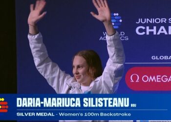 Fălticeneanca Daria Silișteanu, vicecampioană mondială la juniori în proba de 100 de metri spate!