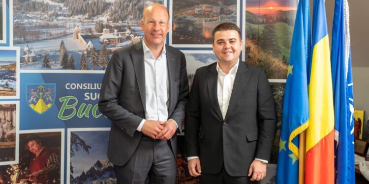 Donație de 25.000 de euro din partea regiunii partenere Schwaben-Germania, pentru comuna Ostra, afectată de inundații