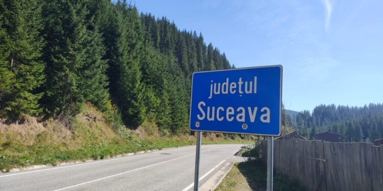 Intrarea în ditamai județul Suceava, ca intrarea într-un sat