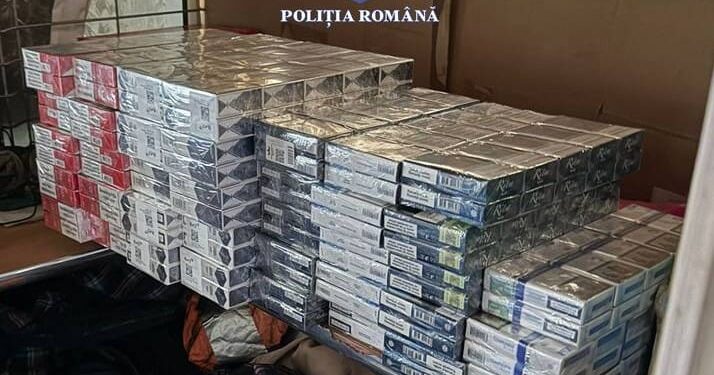 Contrabandă cu țigări – 10 percheziții efectuate în zona Fălticeni, marfă în valoare de 235.000 de lei confiscată și trei persoane reținute