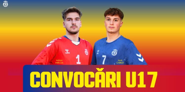 Adrian Mircea și Ianis Chiruț încearcă să ajungă cu România la Campionatul European de handbal U17