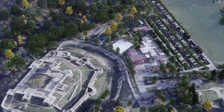 Încep lucrările de modernizare a părcării de la Cetatea de Scaun. Noua parcare va avea 133 de locuri. Gheorghe Șoldan, președintele CJ: Păstrăm atmosfera medievală la Cetate, dar nu și în parcare
