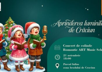 Magia sărbătorilor începe la Iulius Mall Suceava: Vineri aprindem luminile de Crăciun, în atmosfera feerică adusă de școala de muzică Romantic ART Music
