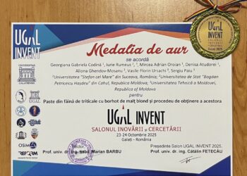 Facultatea de Inginerie Alimentară Suceava, două medalii de aur la un salon de inovație, pentru dezvoltarea de produse de panificație și paste făinoase