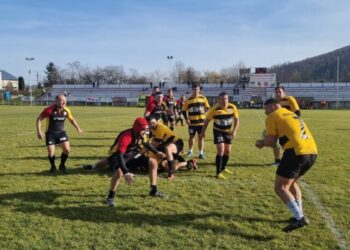 Cu o etapă înainte de final, Rugby Club Gura Humorului este pe primul loc în Divizia Națională, la patru puncte față de CSM Galați, pe care a învins-o sîmbătă cu 52-10 (Foto)