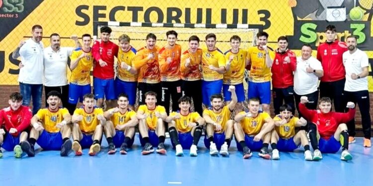 Naționala de handbal masculin de tineret a României, cu 6 suceveni, o victorie și o înfrîngere cu Austria