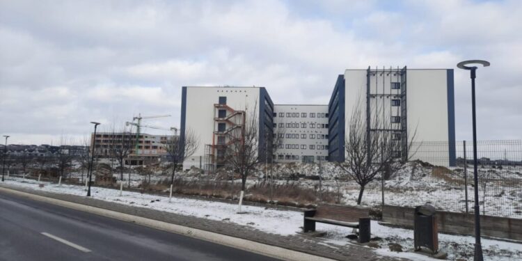 200 de oameni, pe șantierul Campusului II al USV de la Moara. Complexul de cazare cu 825 de locuri se apropie de finalizare