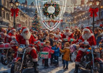 Moș Crăciun pe două roți, pe 21 decembrie, pe traseul Ițcani-Burdujeni-Centru-Obcini-George Enescu-Mărășești-Esplanadă Centru