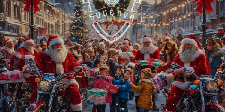 Moș Crăciun pe două roți, pe 21 decembrie, pe traseul Ițcani-Burdujeni-Centru-Obcini-George Enescu-Mărășești-Esplanadă Centru