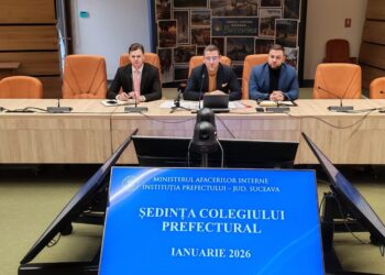 Apariția poleiului pe unele segmente de drum din județul Suceava, temă de discuție în cadrul ședinței Colegiului Prefectural