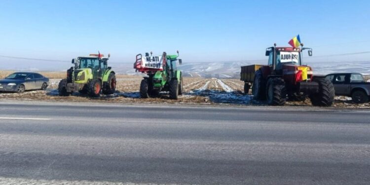 Protestul fermierilor suceveni. Cosmin Păstrăv: Lumea are probleme, vă dați seama că nu iese în stradă la minus 15 grade pentru că e bucuroasă