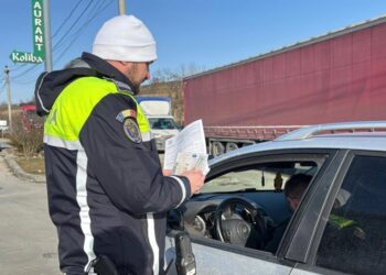 7 filtre de poliție, pe drumul Drăgușeni-Siret. Au fost verificate peste 200 de vehicule și au fost aplicate 40 de sancțiuni pentru depășirea vitezei