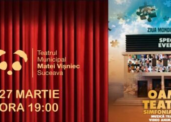 Toți oamenii teatrului sucevean, prezentați într-un spectacol al Teatrului Municipal ”Matei Vișniec”- o suită de materiale video, colaje fotografice și momente live, pe parcursul a aproximativ o oră și jumătate