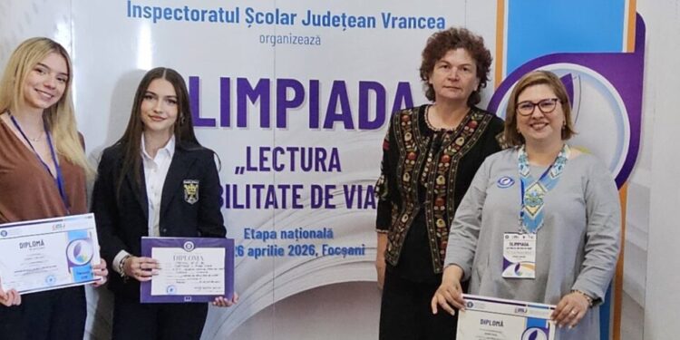 Mara Grămadă, de la ”Ștefan cel Mare”, locul III la Olimpiada națională „Lectura ca abilitate de viață”