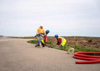Sistem modern de balizaj pe platforma de îmbarcare și debarcare a aeronavelor, la Aeroportul Internațional ”Ștefan cel Mare” Suceava