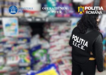 Percheziții ale polițiștilor suceveni, care au confiscat, printre altele, 10 tone de detergenți