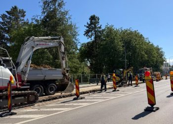 Lucrări ample la rețeaua de apă din Suceava. Trafic afectat pe bulevardul 1 Mai, în zona Spitalului Județean